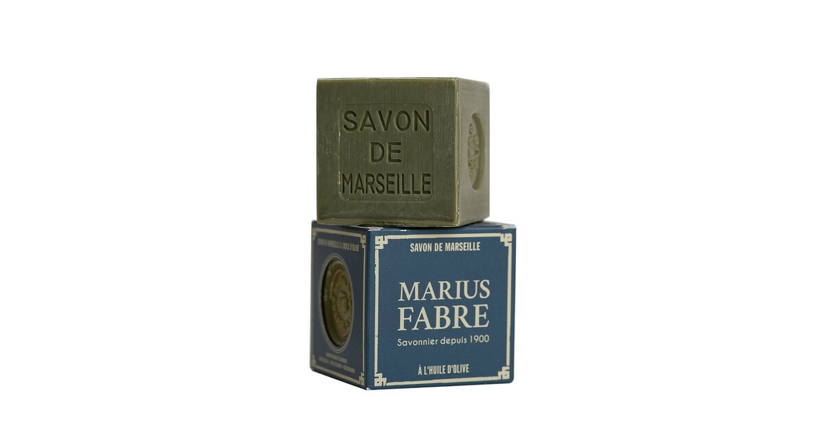 Savon De Marseille Bloc 400g à L'huile D'olive - Marius Fabre - Neuf